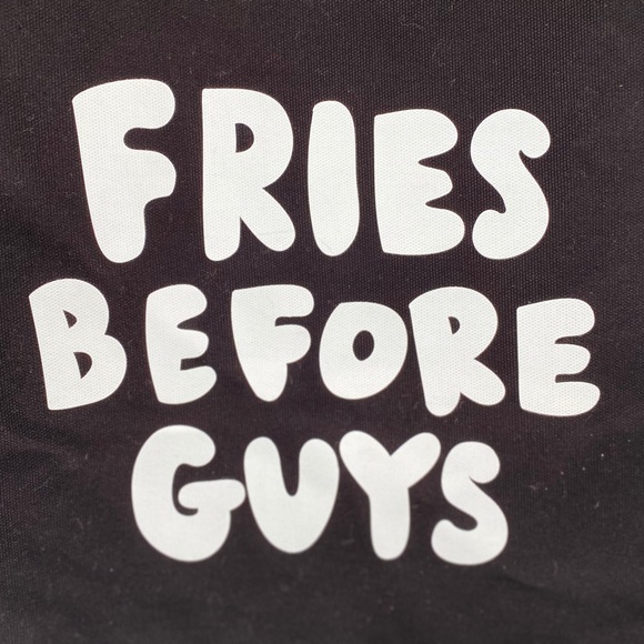 BOGO Fries Before Guys Canvas Tote - Picture 3 of 6